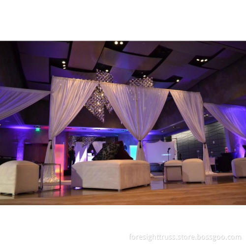 Beyond wedding pipe and drape. fabrics to decorate events
